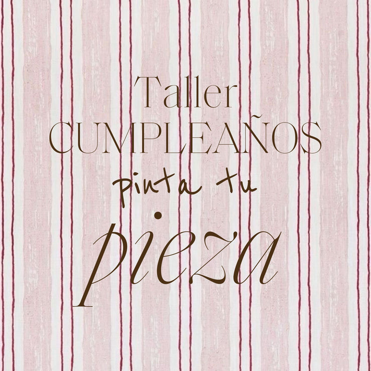 Taller cumpleaños pinta tu pieza