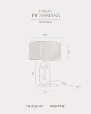 Lámpara Picassiana mostaza